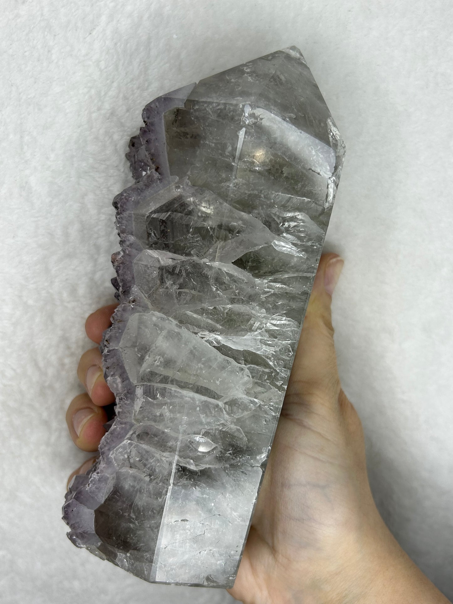 HQ Statement Piece Amethyst Cluster Tower