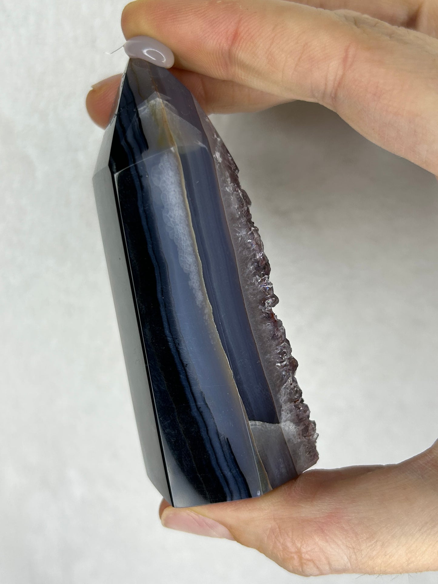 Brazilian Amethyst Agate Tower