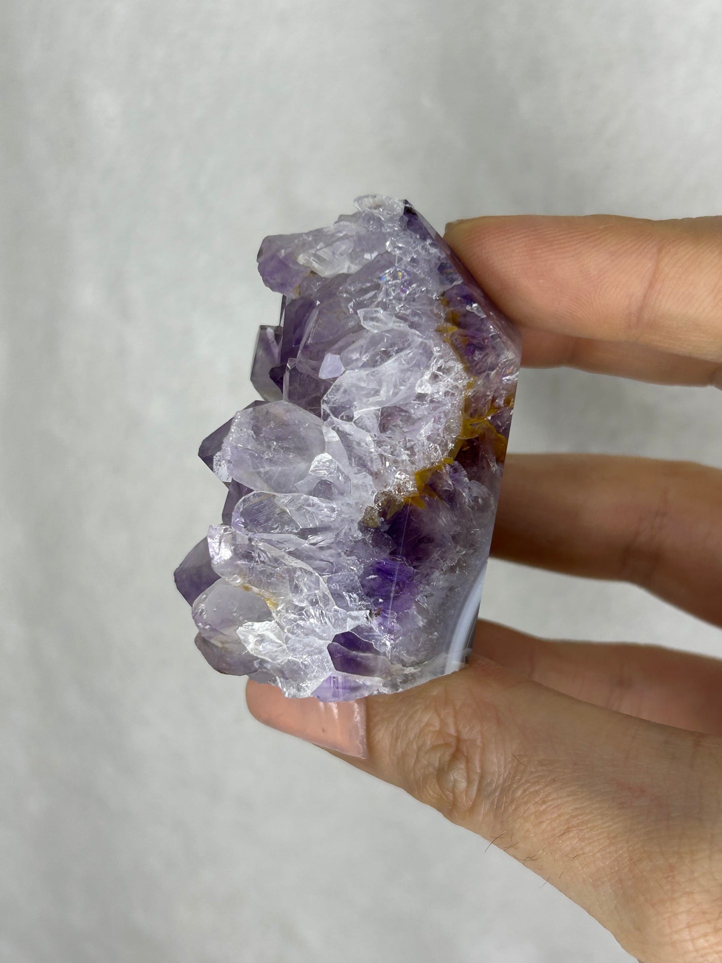 HQ Brazilian amethyst tower w/ chunky teeth