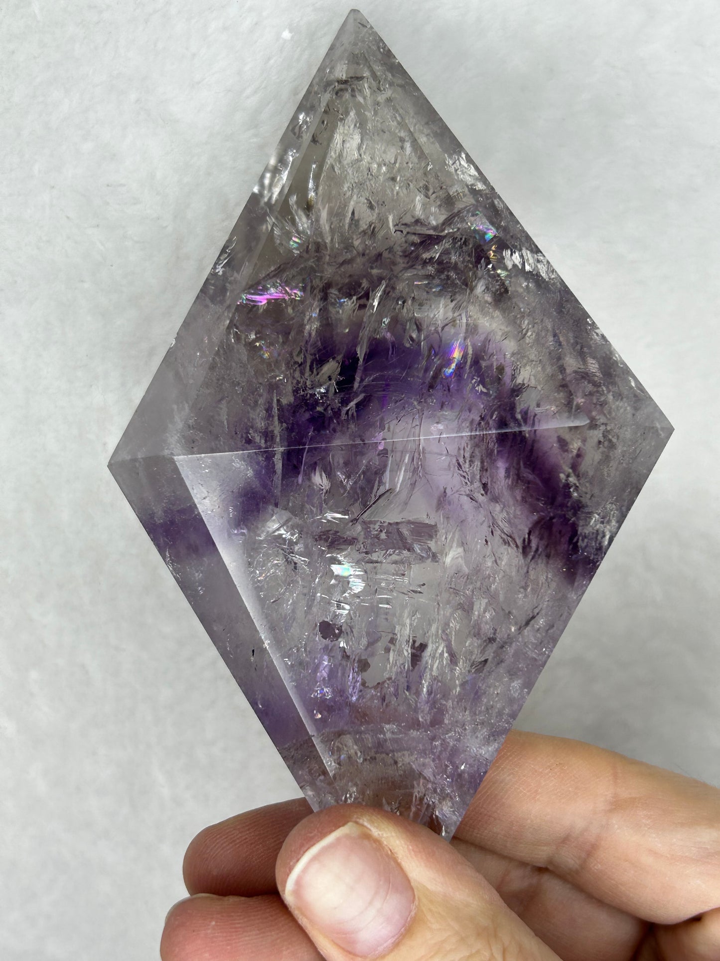 HQ ⭐️XTRA⭐️ Amethyst Phantom Faceted Diamond F