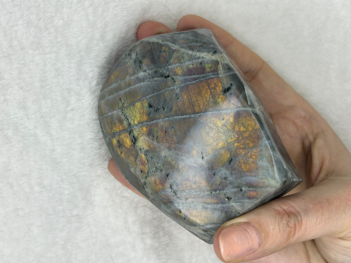 Sunset flash labradorite Freeform H