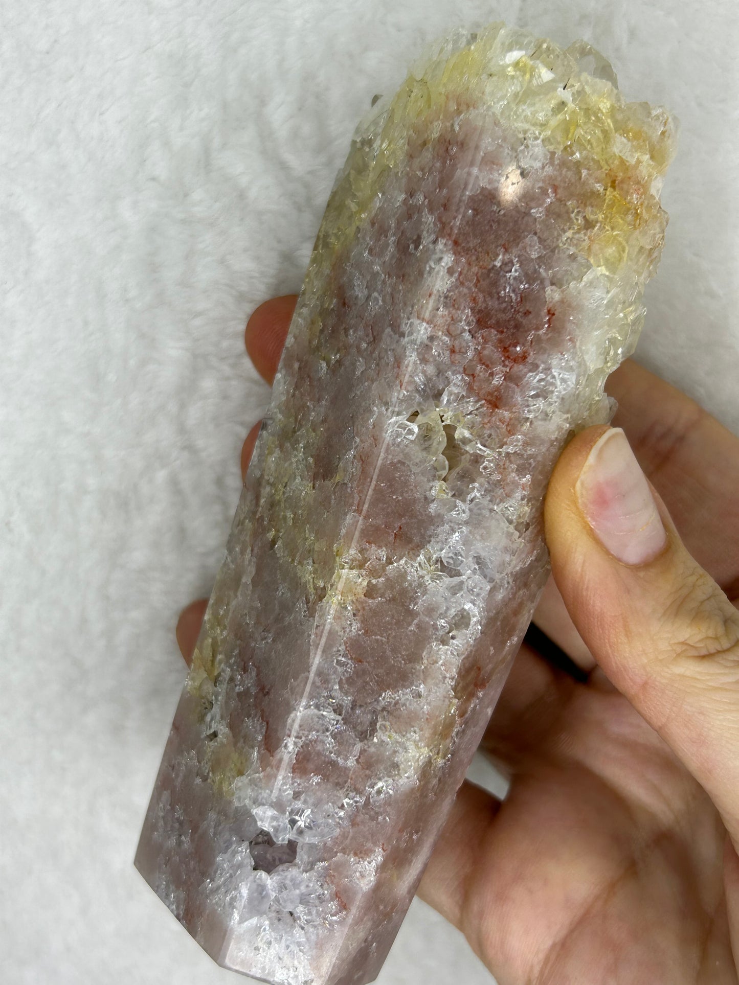 Pink Amethyst tower J
