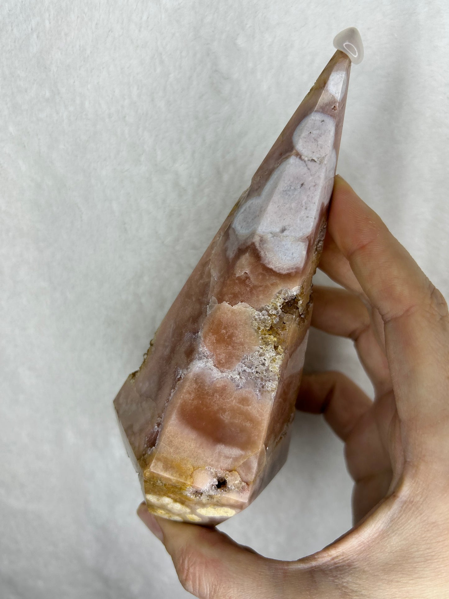 Pink amethyst diamond