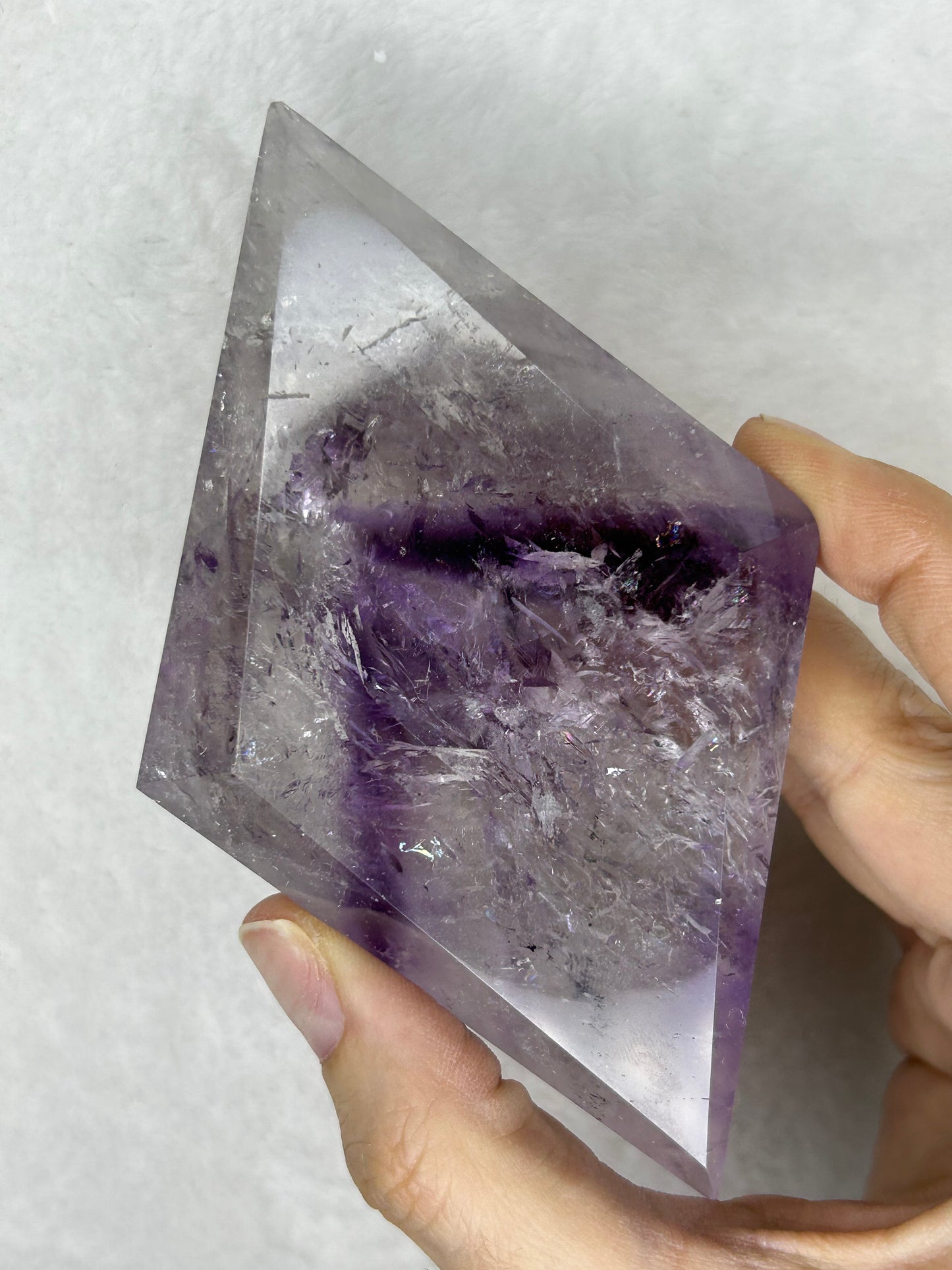 HQ ⭐️XTRA⭐️ Amethyst Phantom Faceted Diamond D