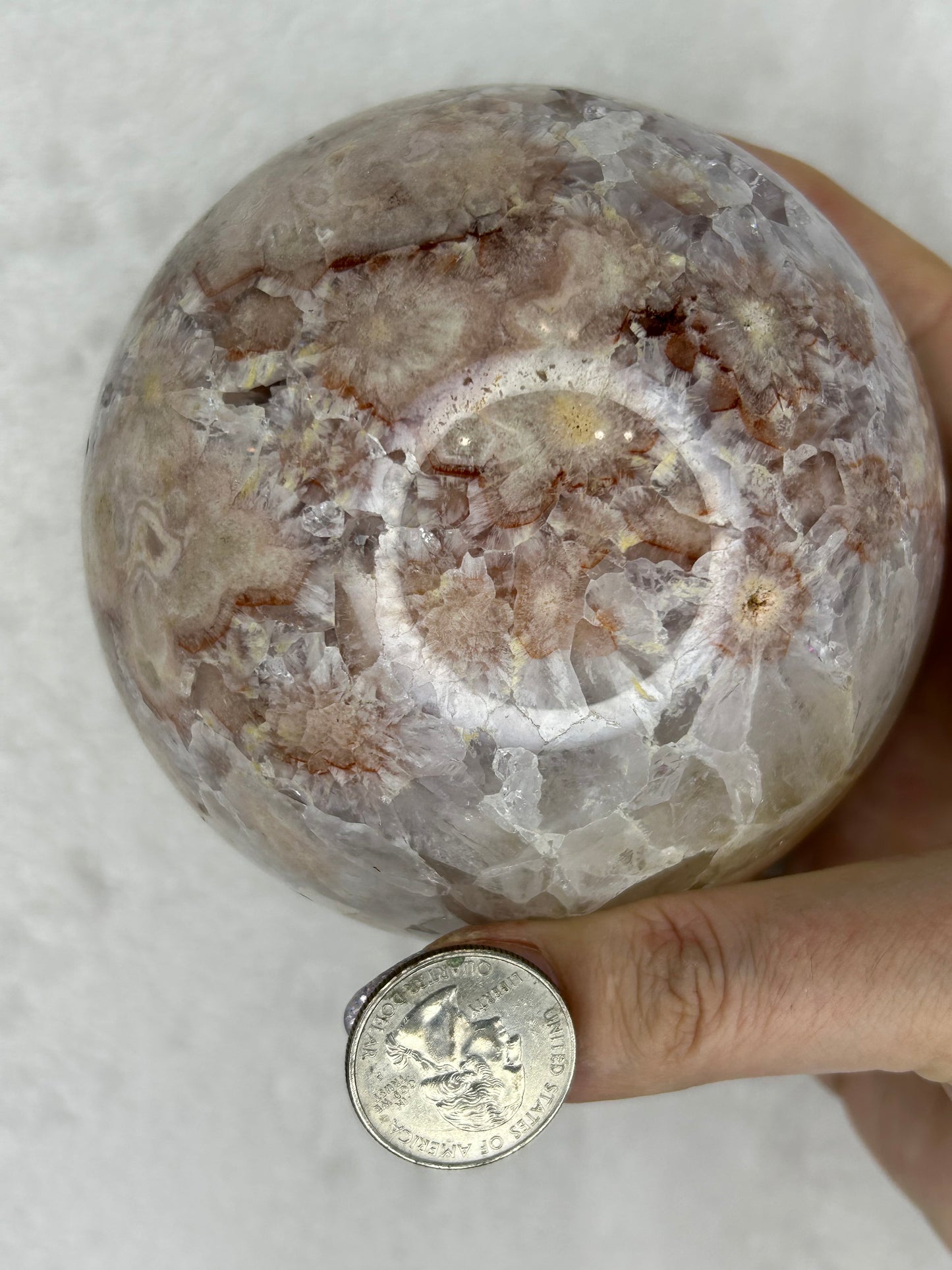 XL Pink Amethyst Sphere