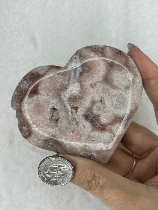 Pink Amethyst Heart G