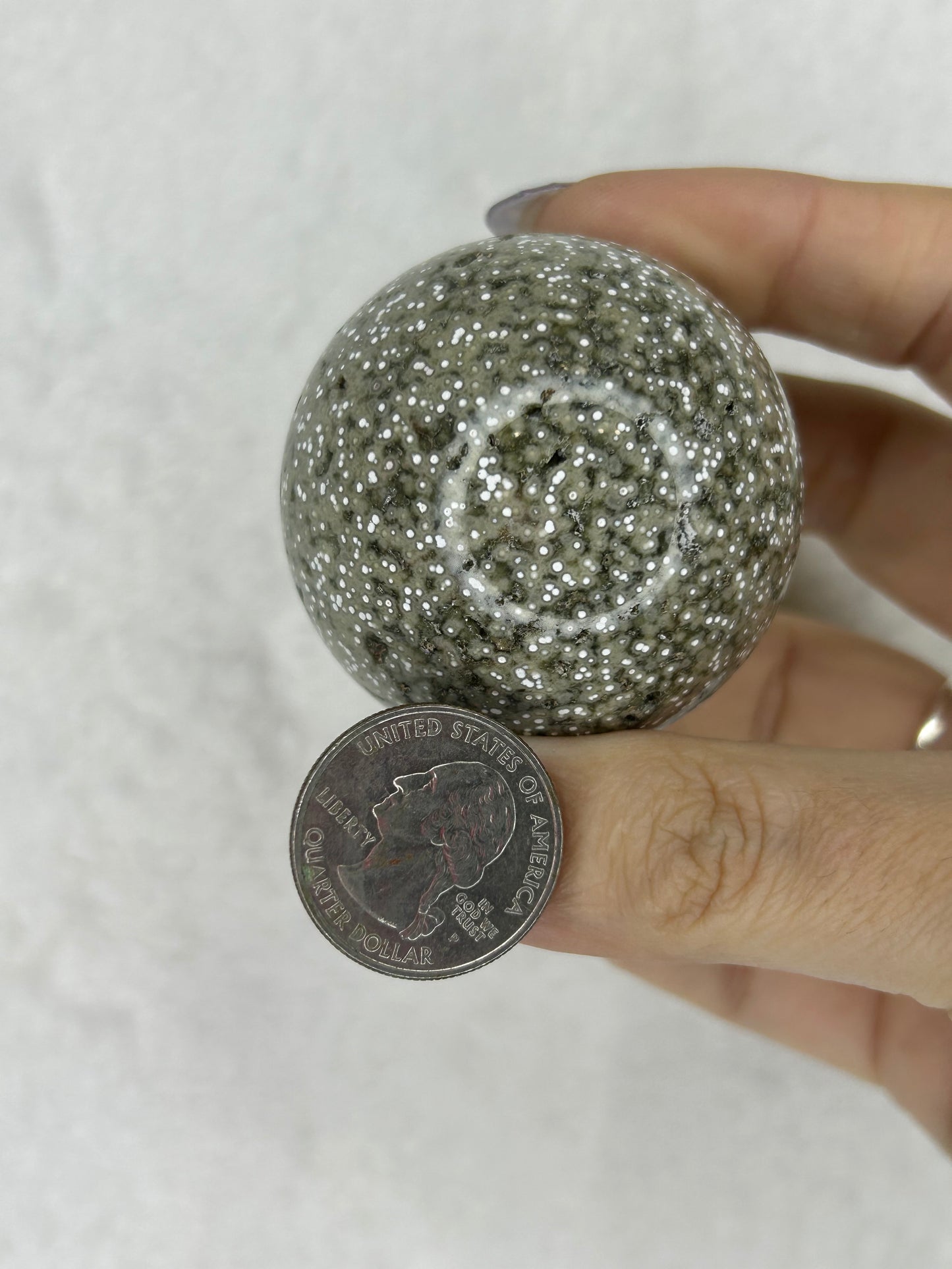 Orbicular Jasper Sphere E