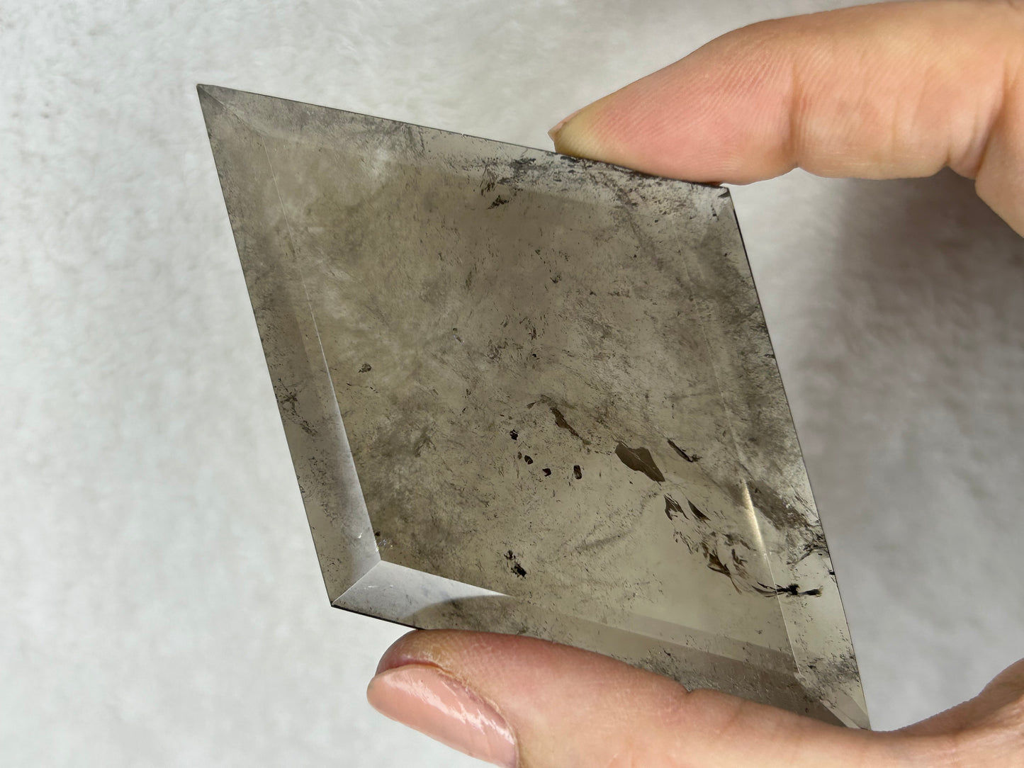 HQ Smokey Quartz Diamond D