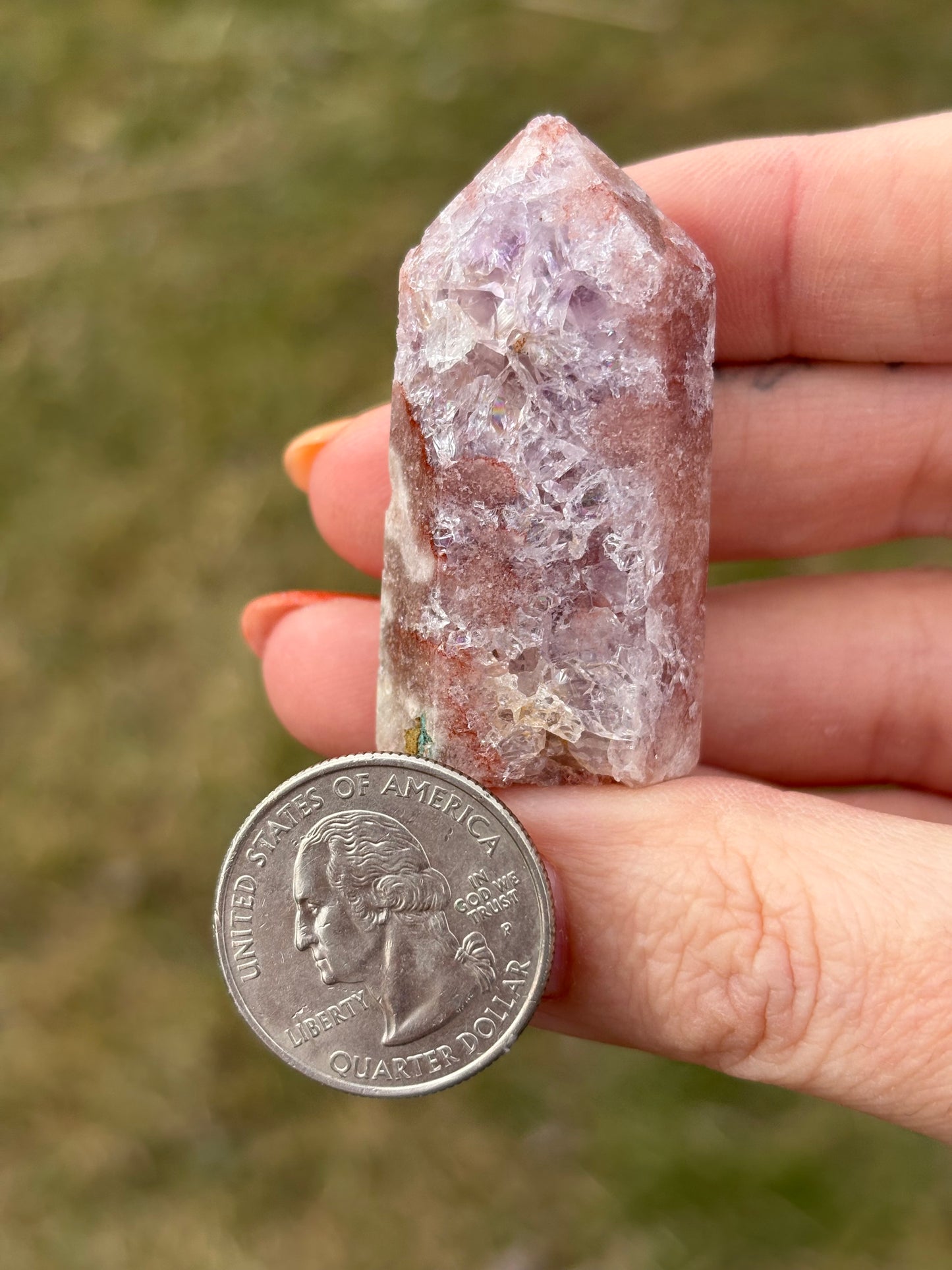 Druzy Pink Amethyst Tower AT