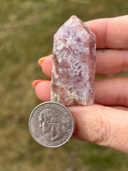 Druzy Pink Amethyst Tower AT