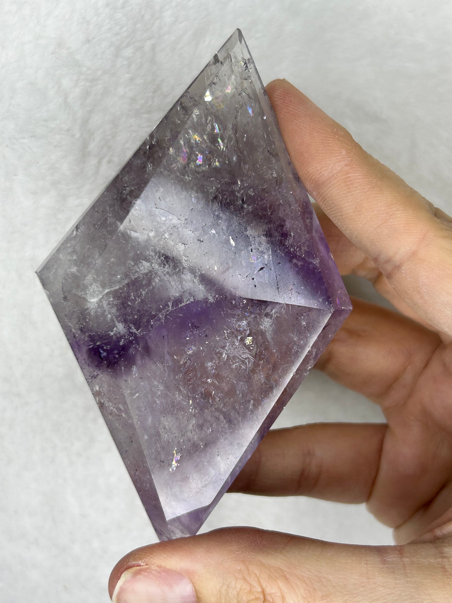 HQ ⭐️XTRA⭐️ Amethyst Phantom Faceted Diamond A