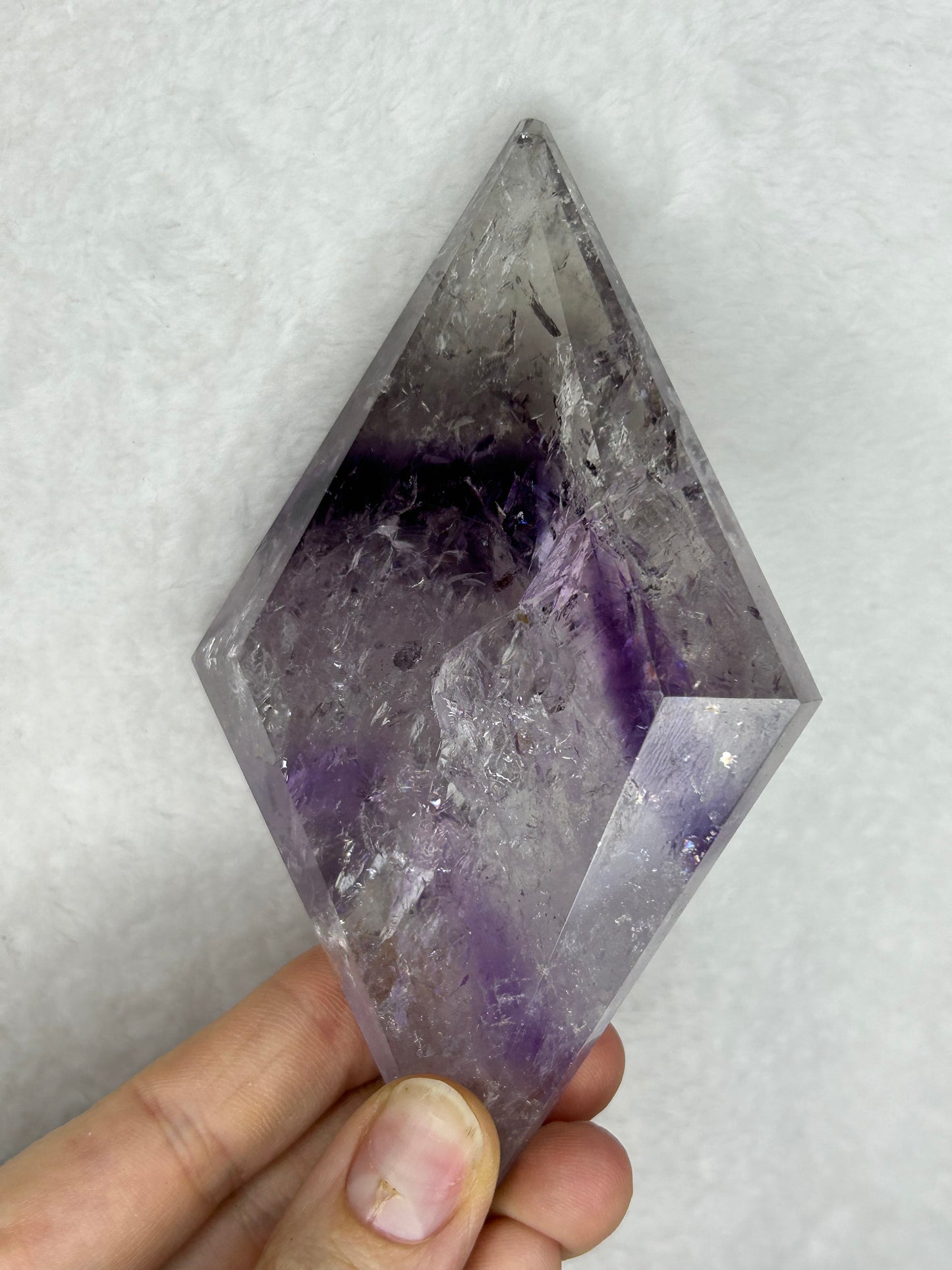 HQ ⭐️XTRA⭐️ Amethyst Phantom Faceted Diamond G