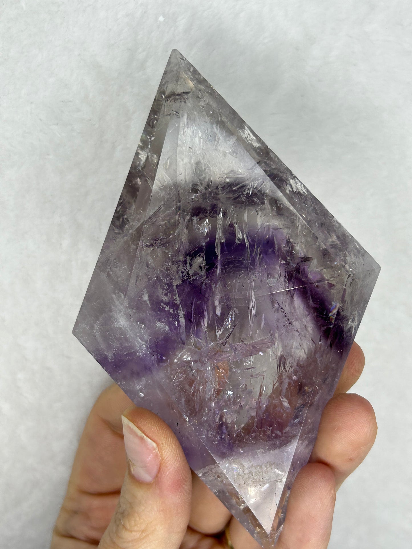 HQ ⭐️XTRA⭐️ Amethyst Phantom Faceted Diamond F