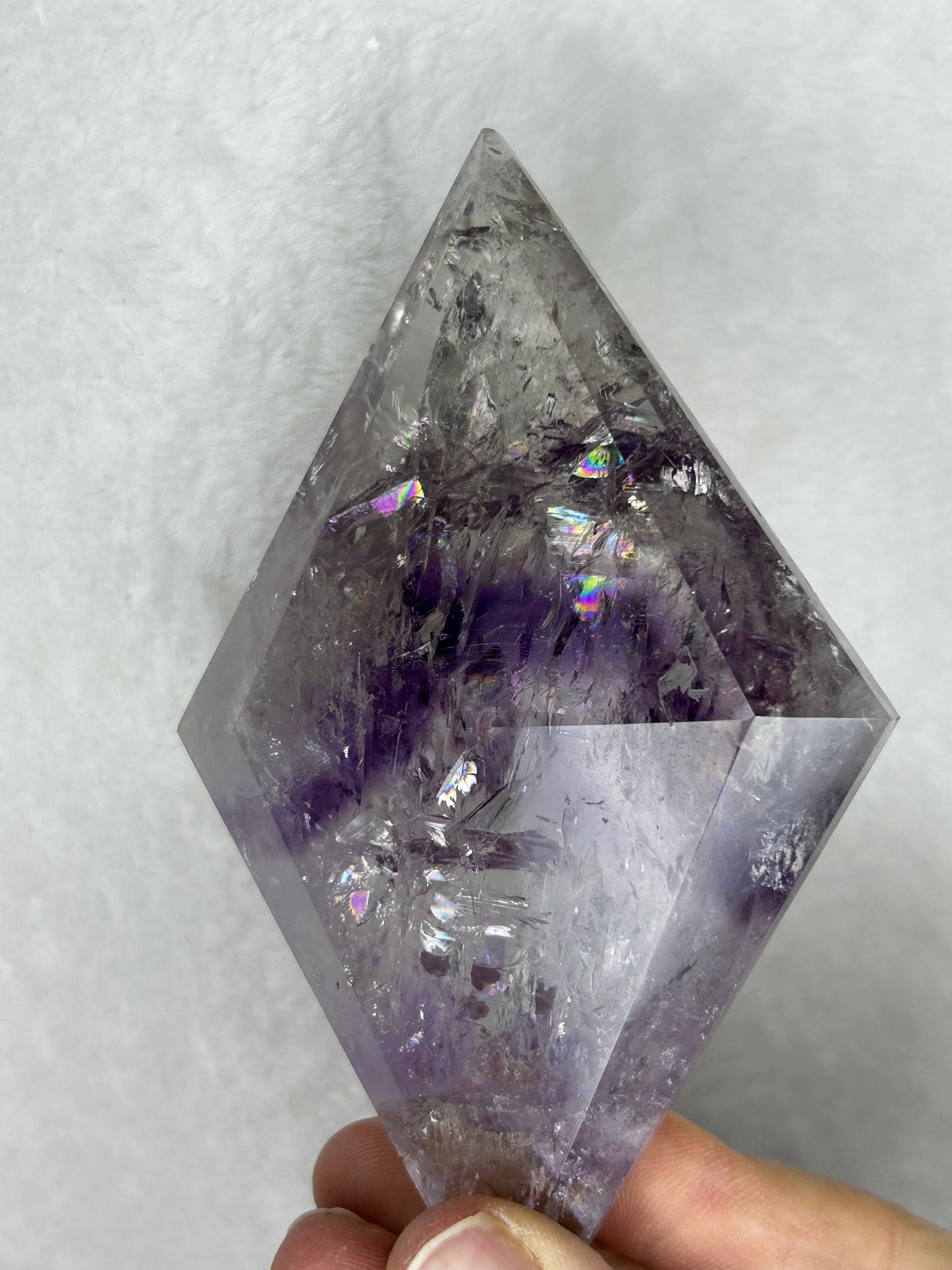 HQ ⭐️XTRA⭐️ Amethyst Phantom Faceted Diamond F