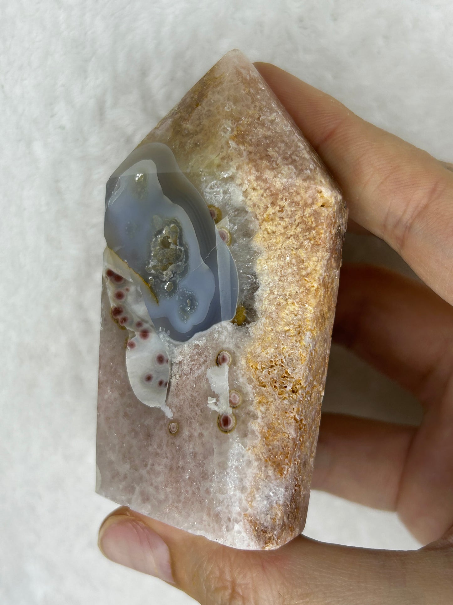 Pink Amethyst tower L