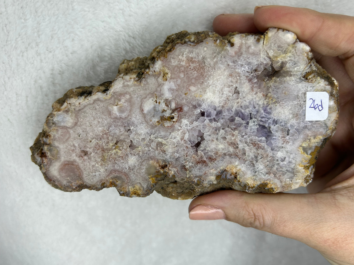 Pink Amethyst Slab D