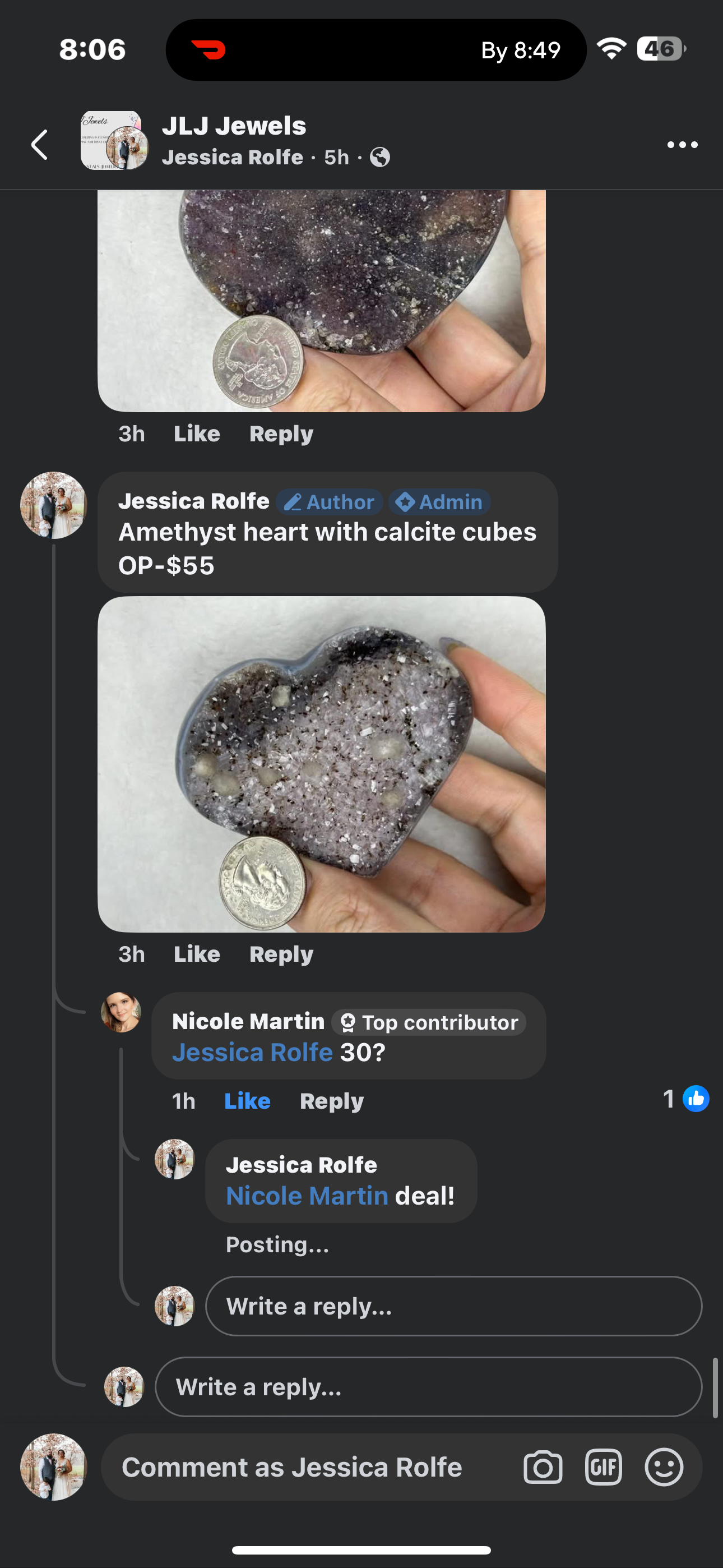 Nicole Martin claims