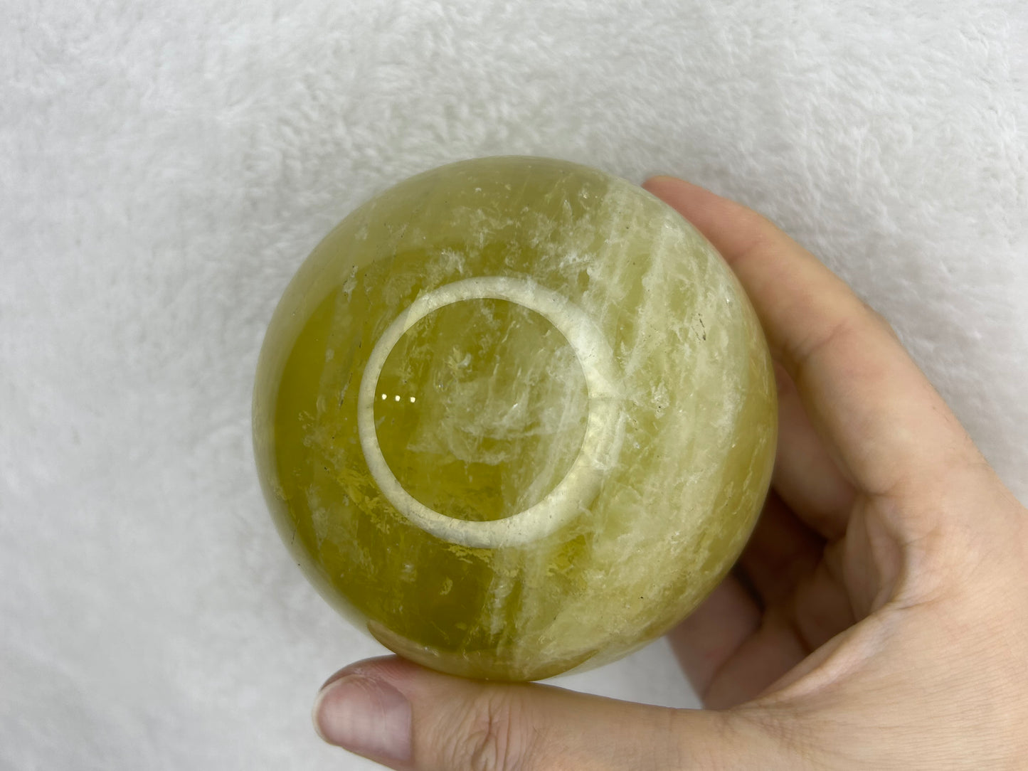 HTA Large Star Flash Citrine Sphere