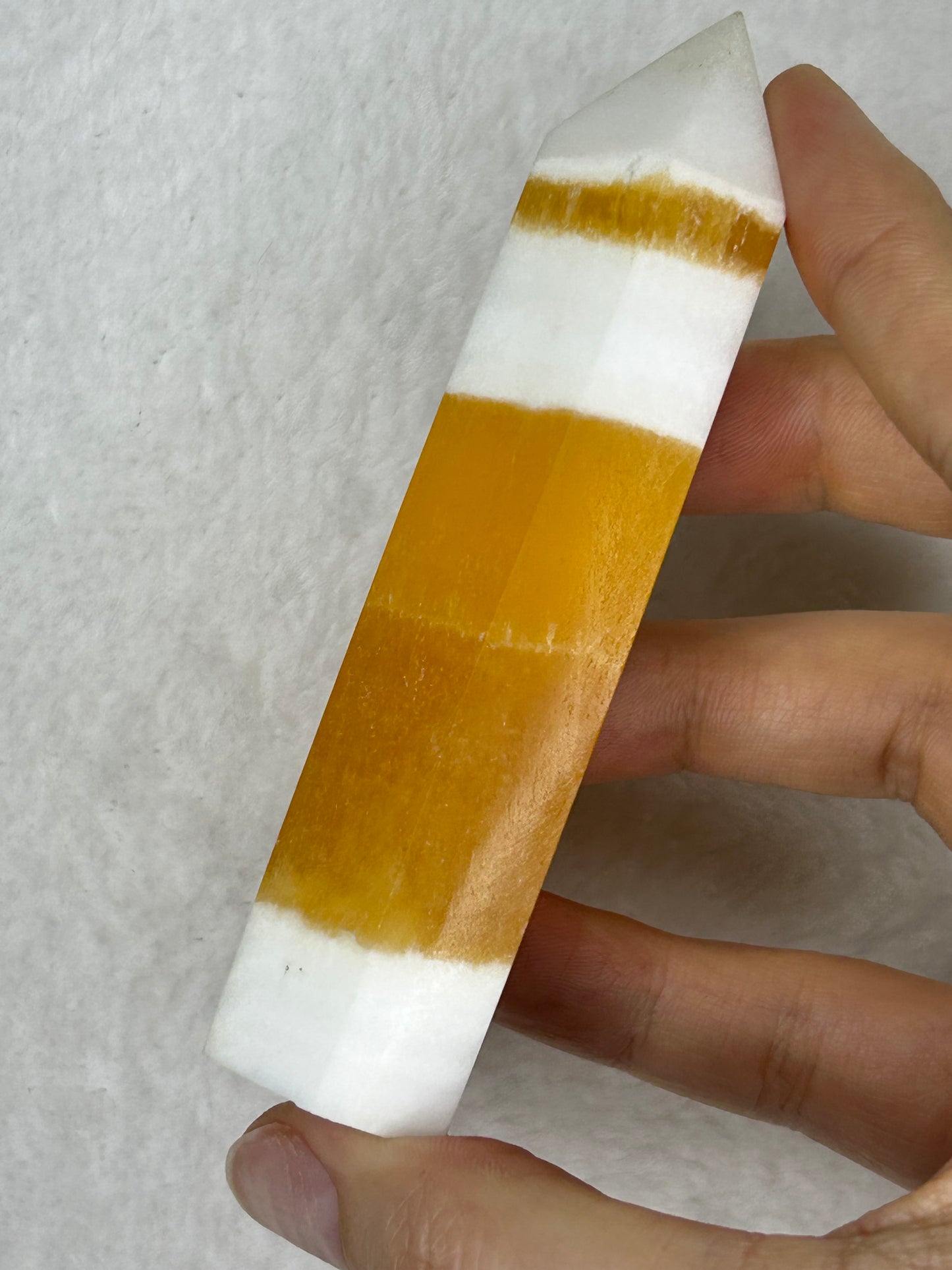 Juicy Orange-Creamsicle Calcite Tower C