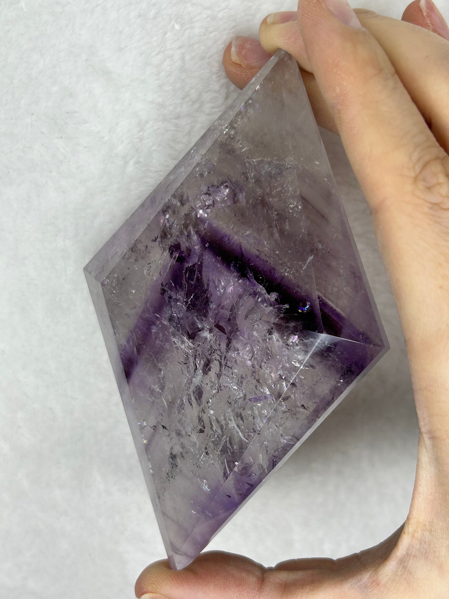 HQ ⭐️XTRA⭐️ Amethyst Phantom Faceted Diamond D