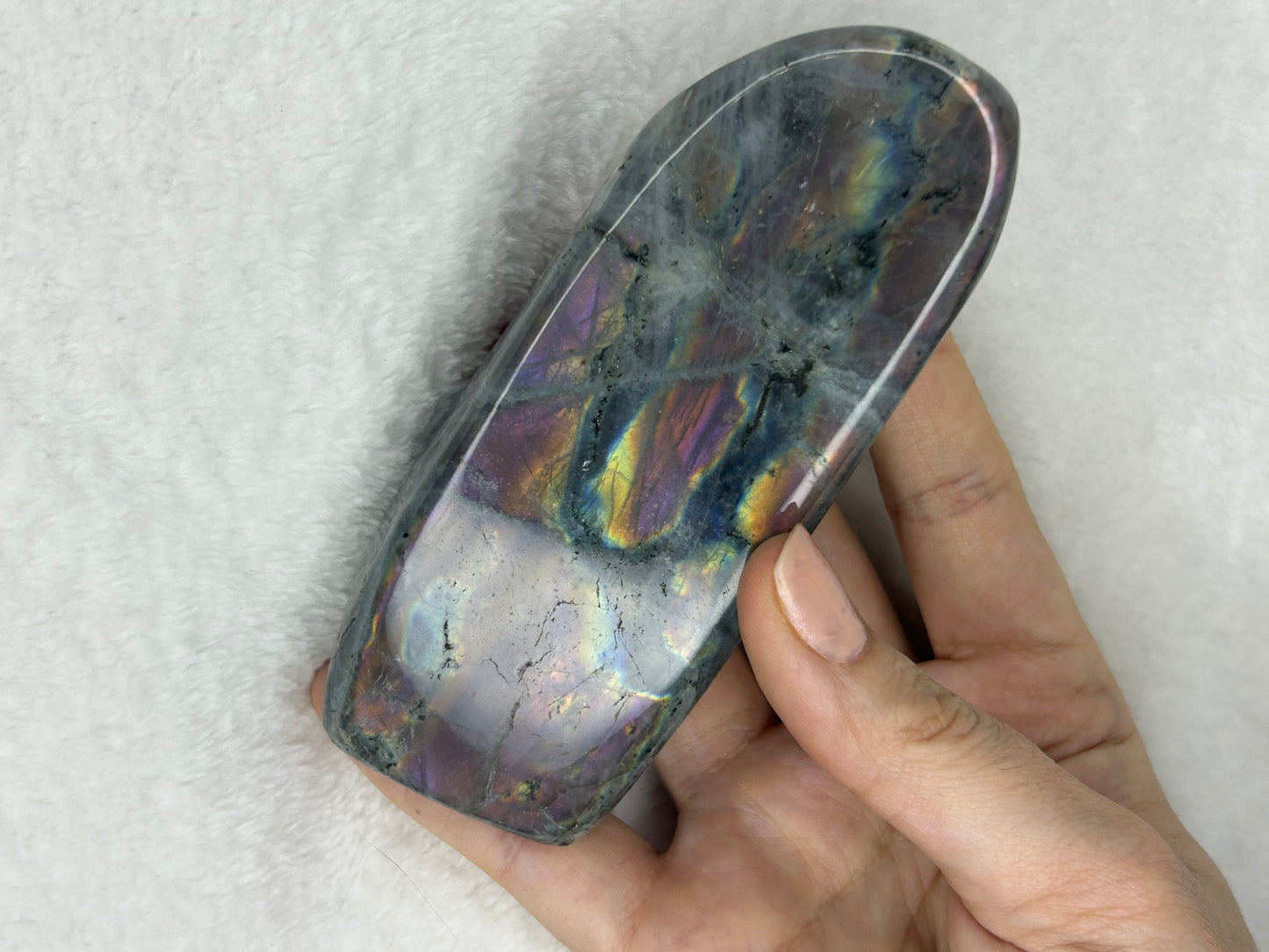 Rainbow flash labradorite Freeform G