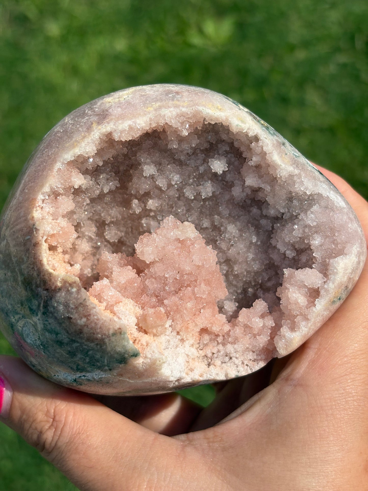 Druzy Pink Amethyst Cave Freeform