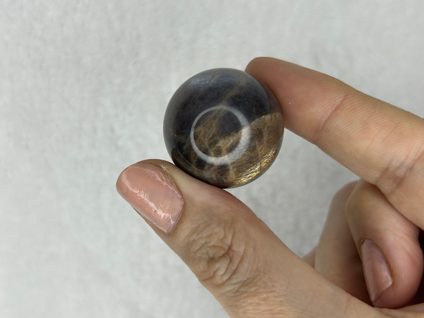 Black Moonstone Sphere F