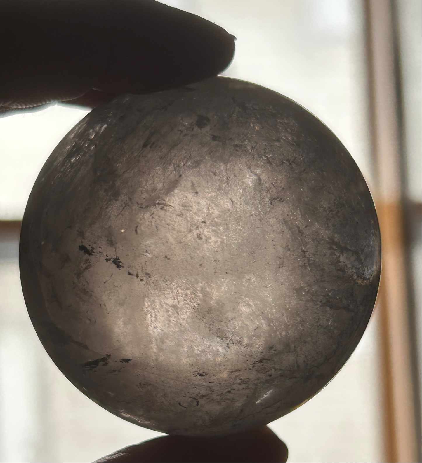 Smokey quartz sphere A