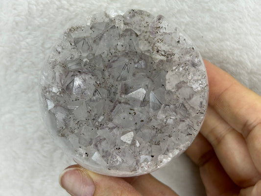 Brazilian Druzy Amethyst Agate Sphere B