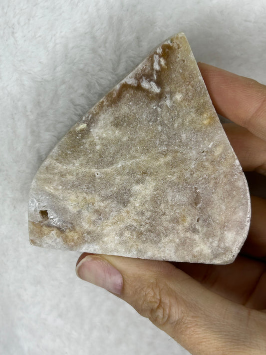 Pink amethyst flame/freeform A