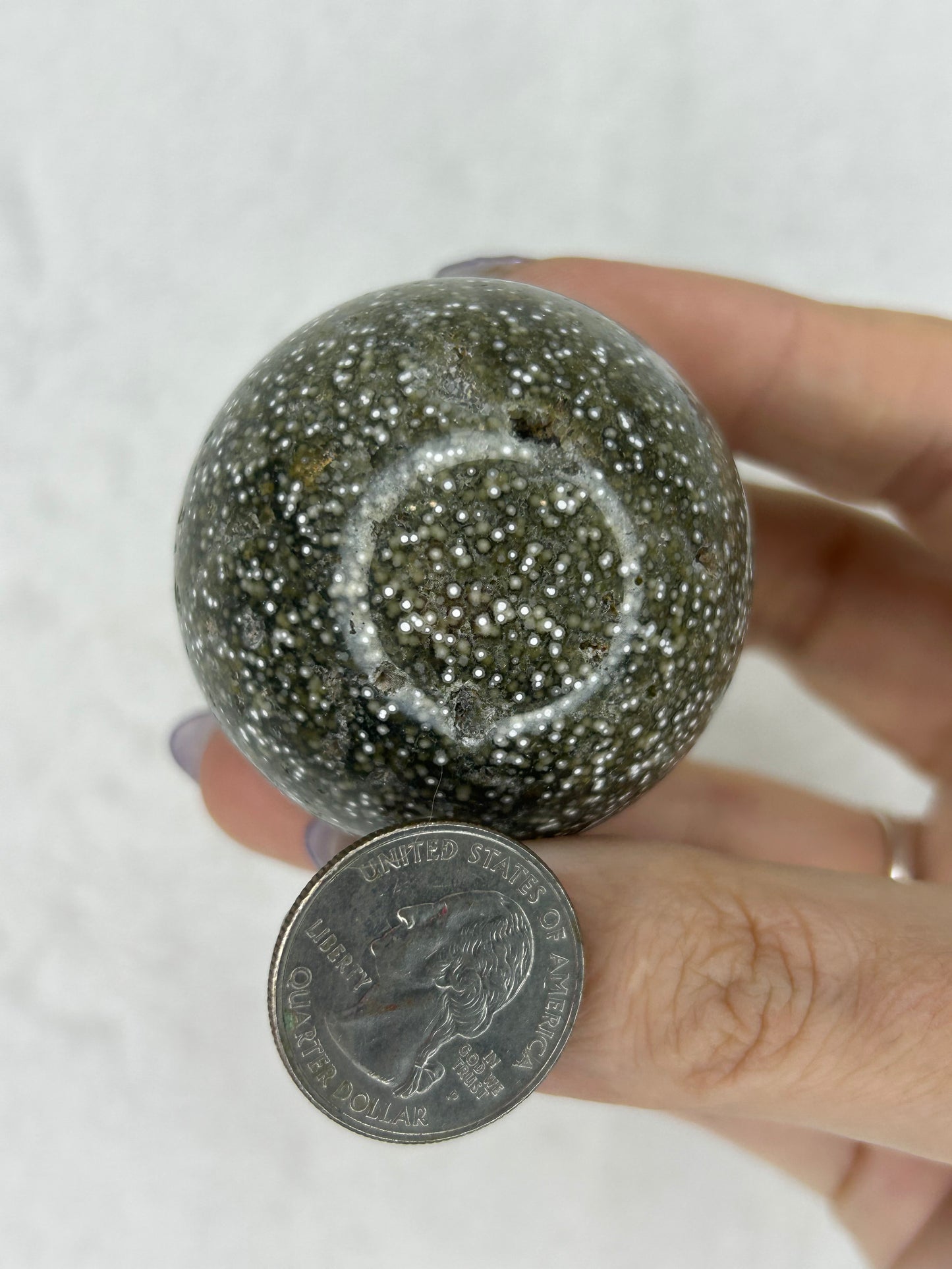 Orbicular Jasper Sphere F
