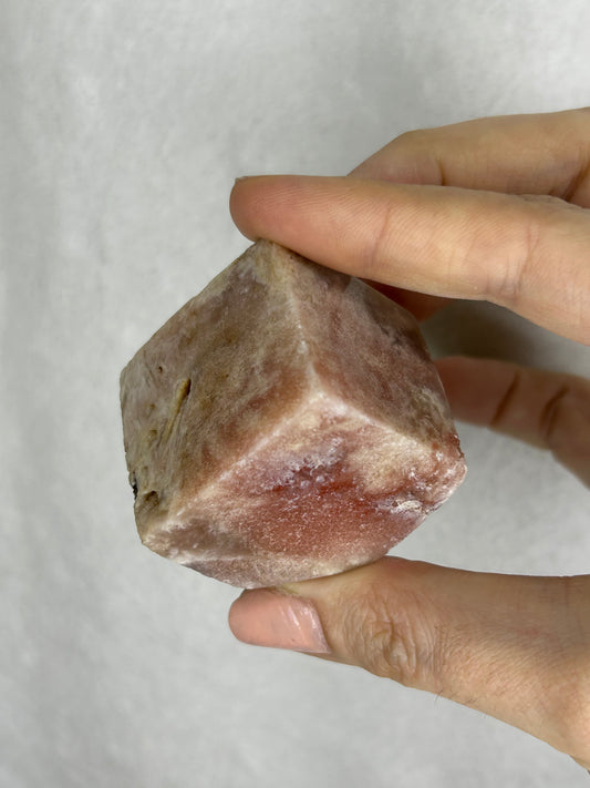 Pink Amethyst Floating Cube C
