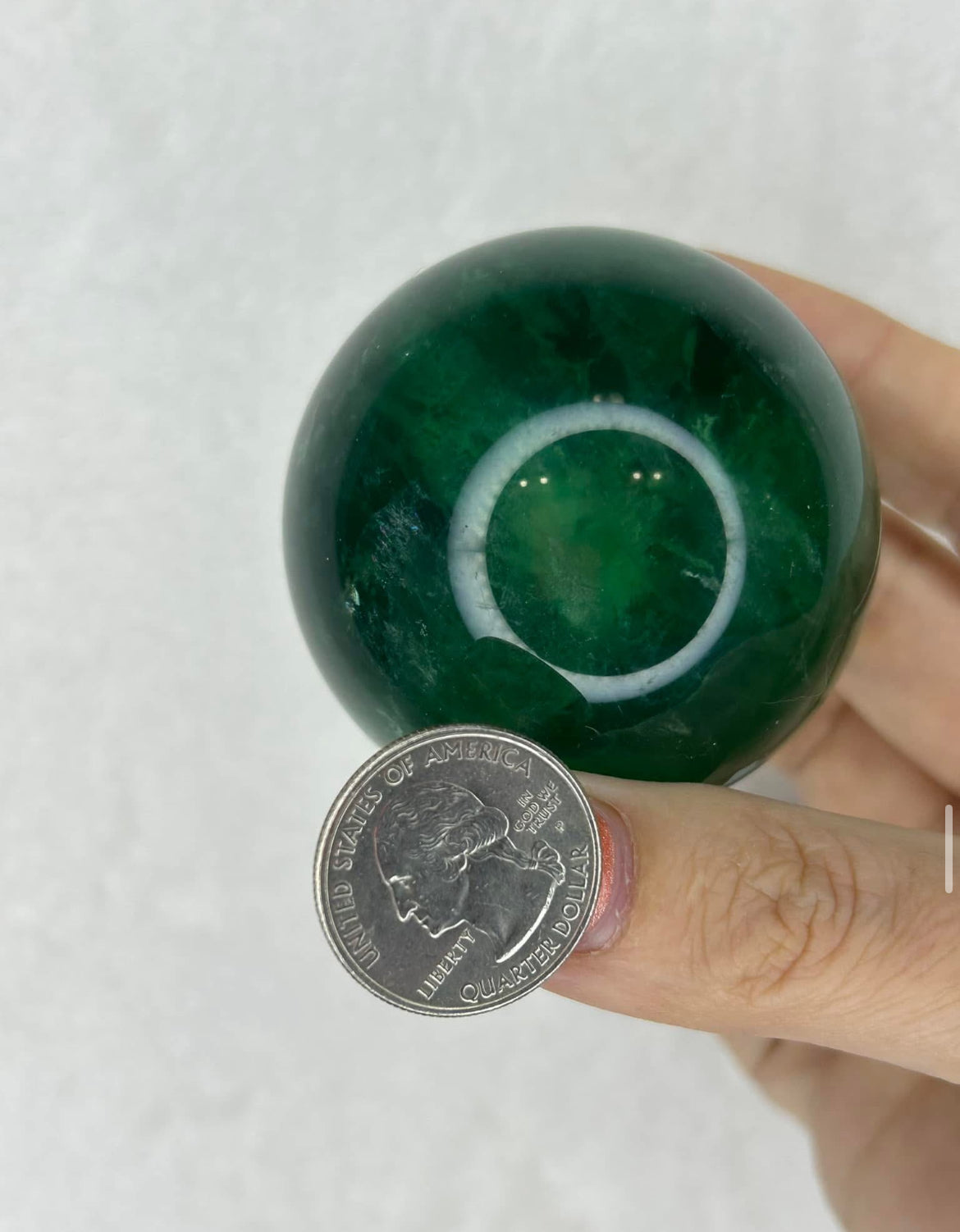 Juicy Green Fluroite Sphere A